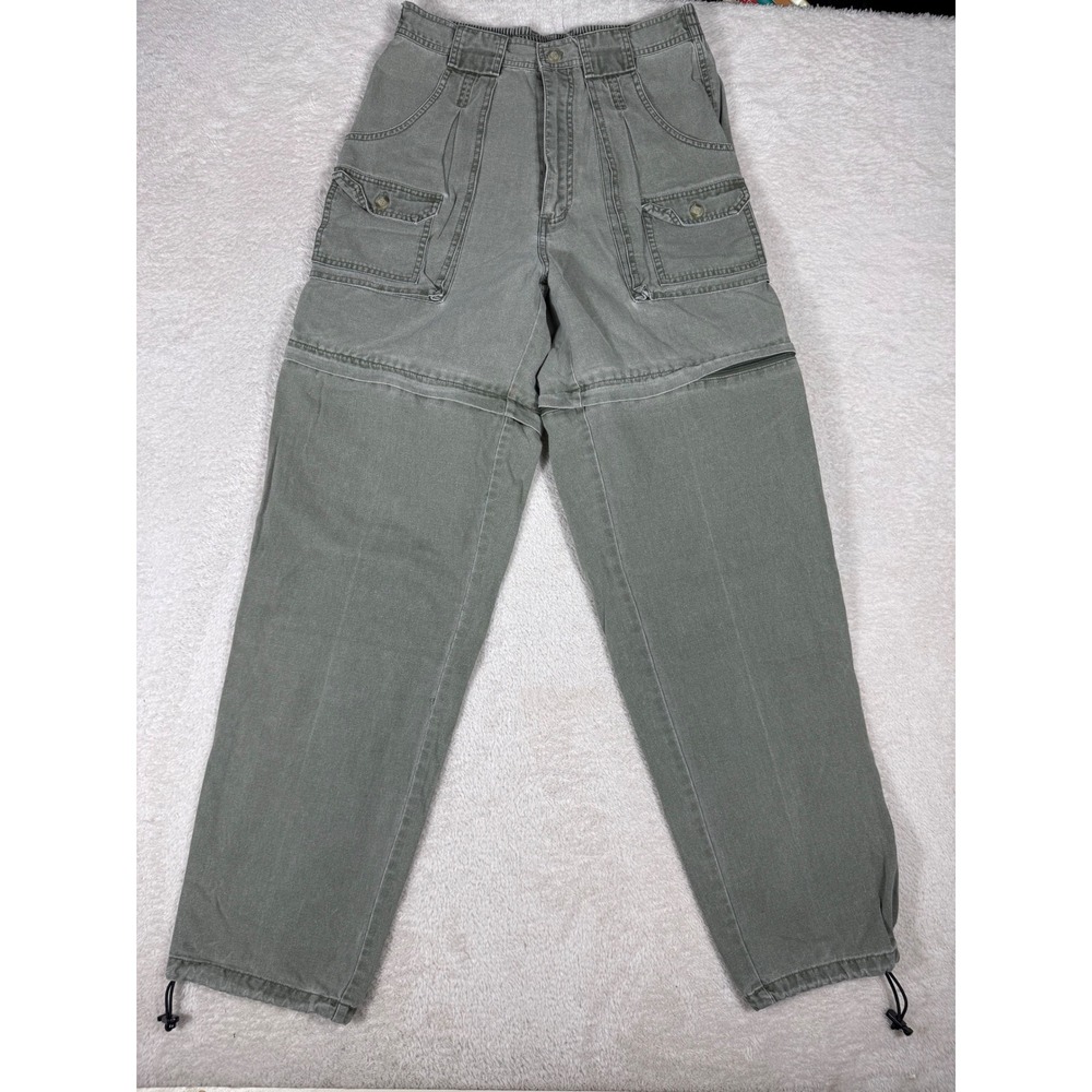 RedHead Convertible Cargo Pants Mens 32x33 Green Good Zip Off Utility Gorpcore